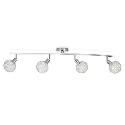 Philips 50158/11/PN - Bodové svítidlo MYLIVING NET 4xG9/28W/230V