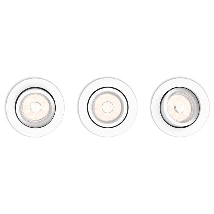 Philips - SADA 3x LED Podhledové svítidlo 1xGU10/4,6W/230V