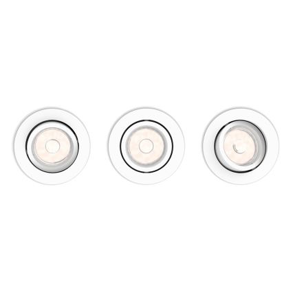 Philips - SADA 3x Podhledové svítidlo 1xGU10/5,5W/230V