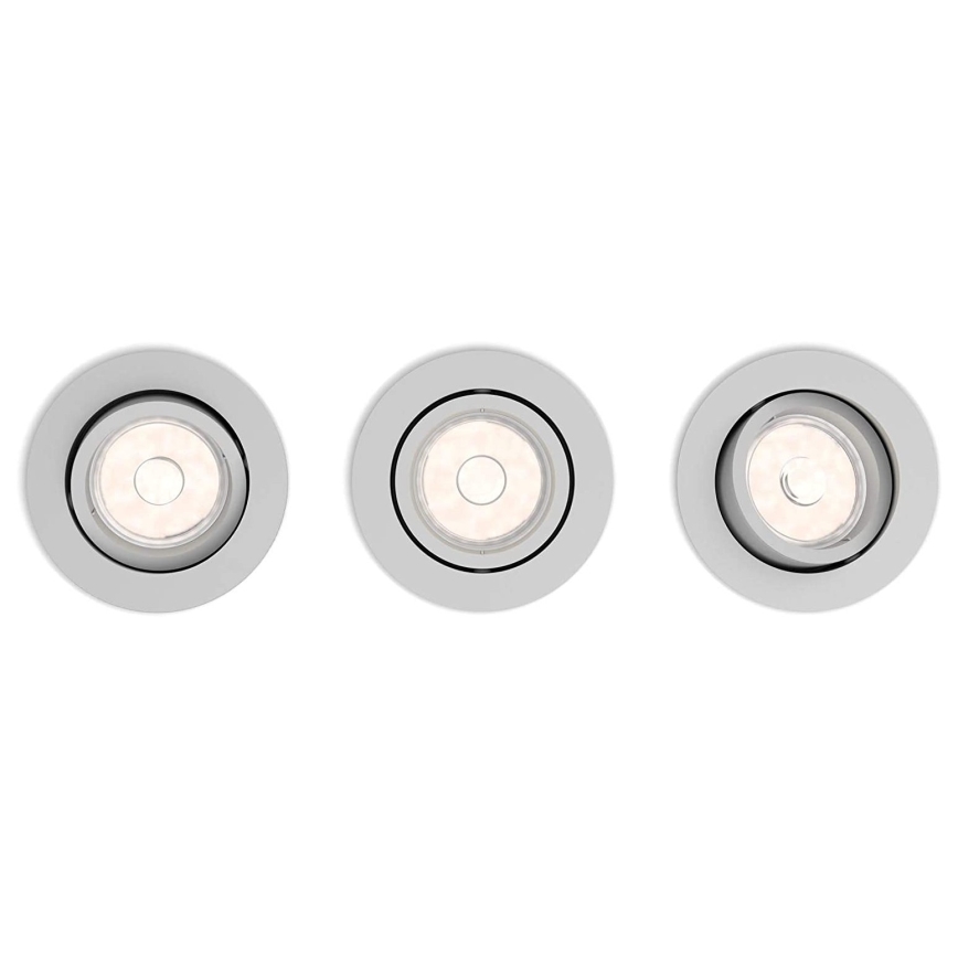 Philips  - SADA 3x LED Podhledové svítidlo 1xGU10/4,6W/230V