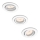 Philips 50393/31/PN - SADA 3x Podhledové svítidlo DONEGAL 1xGU10/5,5W/230V