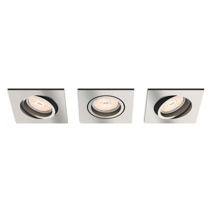 Philips 50403/17/PN - Podhledové svítidlo MYLIVING DONEGAL 3xGU10/5,5W/230V matný chrom