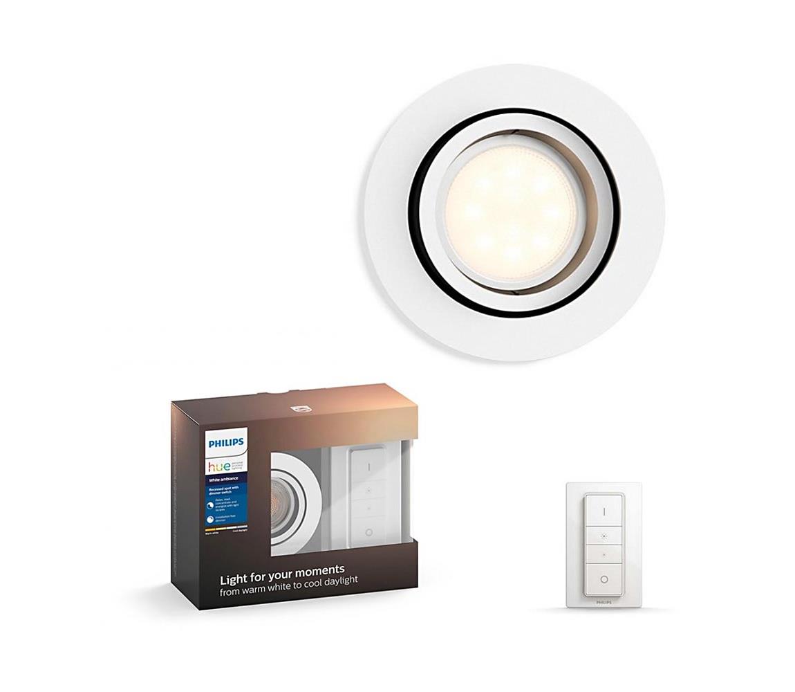 Philips Philips 50411/31/P7 - LED Stmívatelné svítidlo Hue MILLISKIN 1xGU10/5,5W/230V P2395