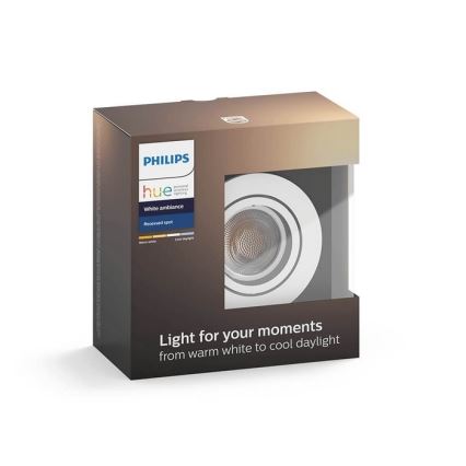 Philips - LED Stmívatelné svítidlo Hue MILLISKIN 1xGU10/5,5W/230V + dálkové ovládání 