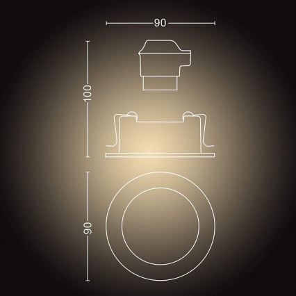 Philips - LED Stmívatelné svítidlo Hue 1xGU10/5W/230V