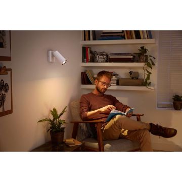 Philips - LED Stmívatelné bodové svítidlo Hue BURATTO 1xGU10/5,5W + dálkové ovládání