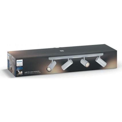 Philips 50464/31/P7 - LED Stmívatelné bodové svítidlo HUE BURATTO 4xGU10/5,5W