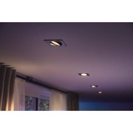 Philips - LED RGBW Stmívatelné podhledové svítidlo Hue CENTURA 1xGU10/5,7W/230V