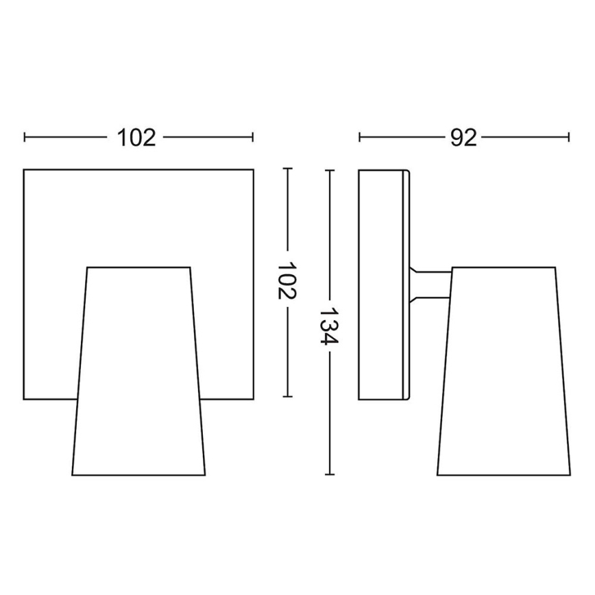 Philips - Bodové svítidlo 1xGU10/5,5W/230V
