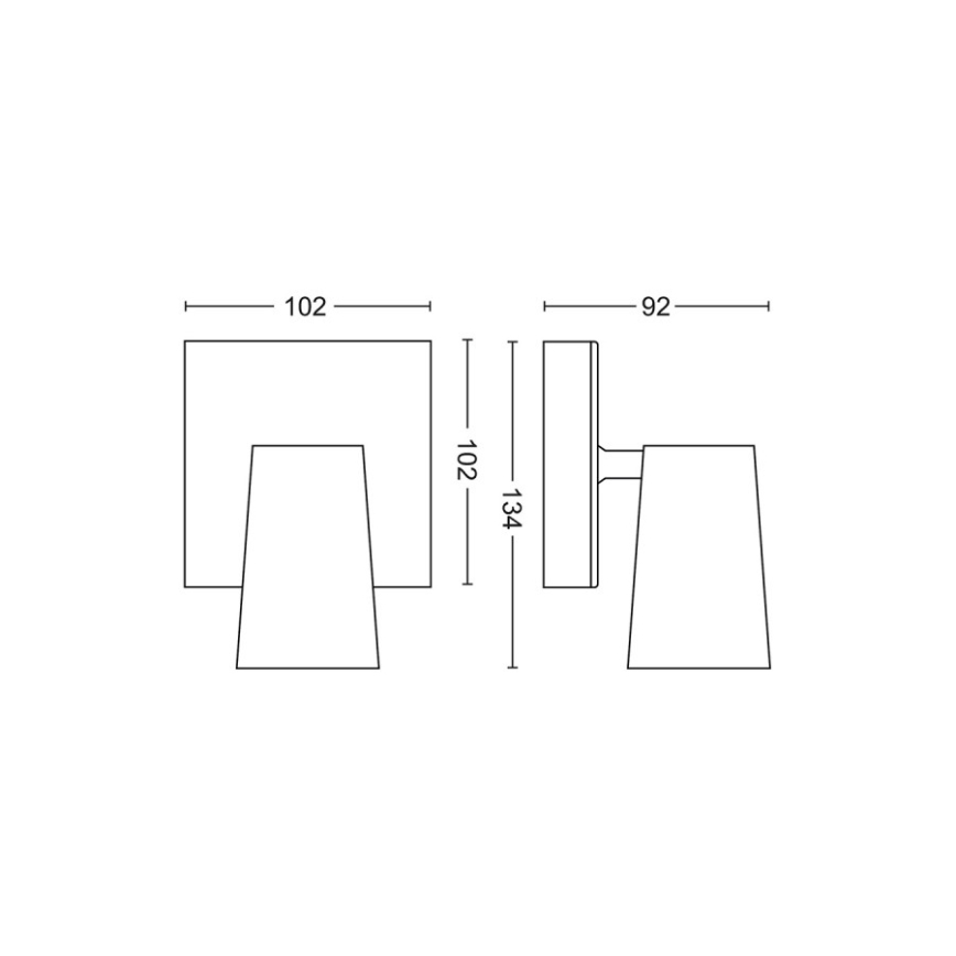 Philips - Bodové svítidlo 1xGU10/5,5W/230V