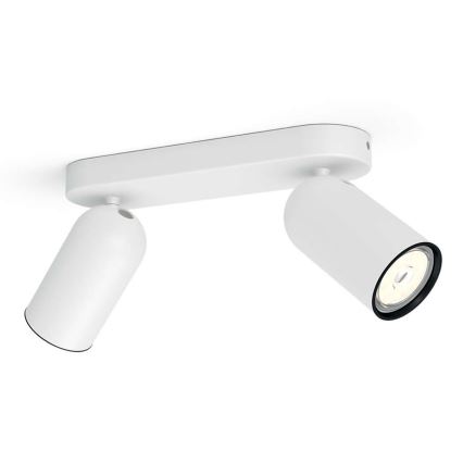 Philips 50582/31/PN - Bodové svítidlo MYLIVING PONGEE 2xGU10/10W/230V