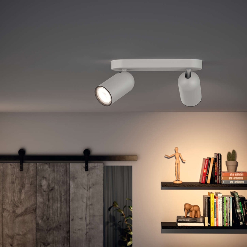 Philips 50582/31/PN - Bodové svítidlo MYLIVING PONGEE 2xGU10/10W/230V