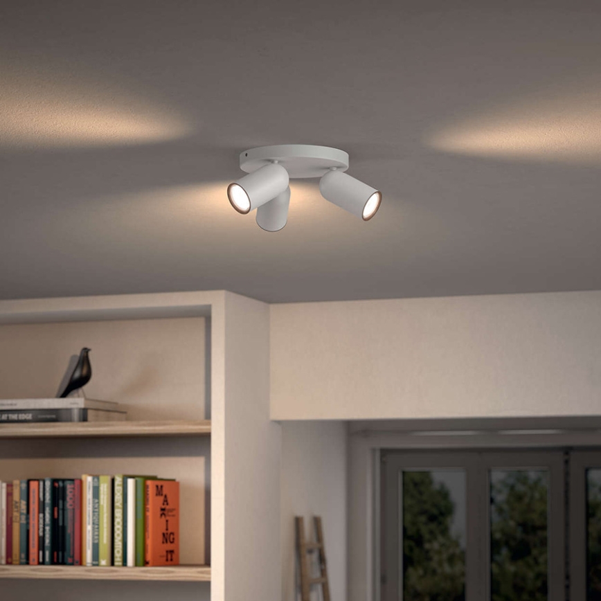 Philips 50583/31/PN - Bodové svítidlo MYLIVING PONGEE 3xGU10/10W/230V