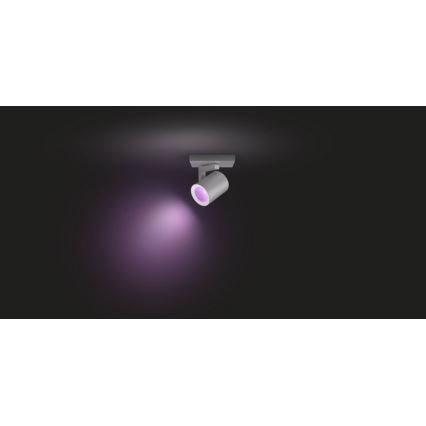 Philips 50621/48/P7 - LED RGB Bodové svítidlo HUE ARGENA 1xGU10/5,7W/230V
