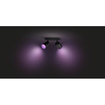 Philips - LED RGBW Stmívatelné bodové svítidlo Hue FUGATO 2xGU10/5,7W/230V