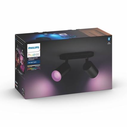 Philips - LED RGBW Stmívatelné bodové svítidlo Hue FUGATO 2xGU10/5,7W/230V