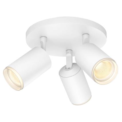 Philips 50633/31/P7 - LED RGB Bodové svítidlo HUE FUGATO 3xGU10/5,7W/230V