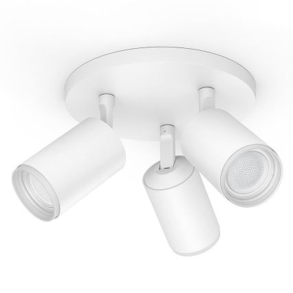 Philips - LED RGBW Stmívatelné bodové svítidlo Hue FUGATO 3xGU10/5,7W/230V