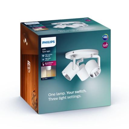 Philips - LED Stmívatelné bodové svítidlo 3xLED/4.5W/230V