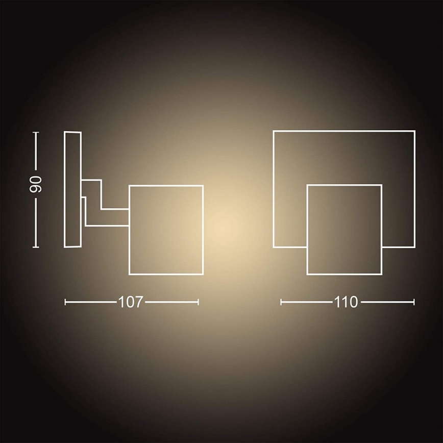Philips - LED Stmívatelné svítidlo Hue RUNNER 1xGU10/5W/230V + dálkové ovládání