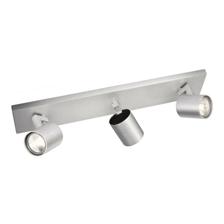 Philips - LED Bodové svítidlo matný chrom 3xGU10/20W/230V