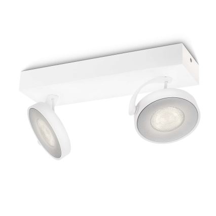 Philips 53172/31/16 - LED bodové svítidlo MYLIVING CLOCKWORK 2xLED/4W/230V