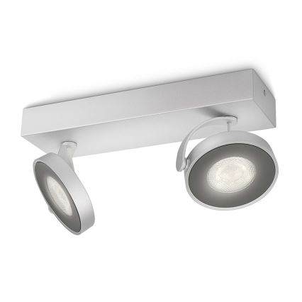 Philips 53172/48/16 - LED bodové svítidlo MYLIVING CLOCKWORK 2xLED/4W/230V