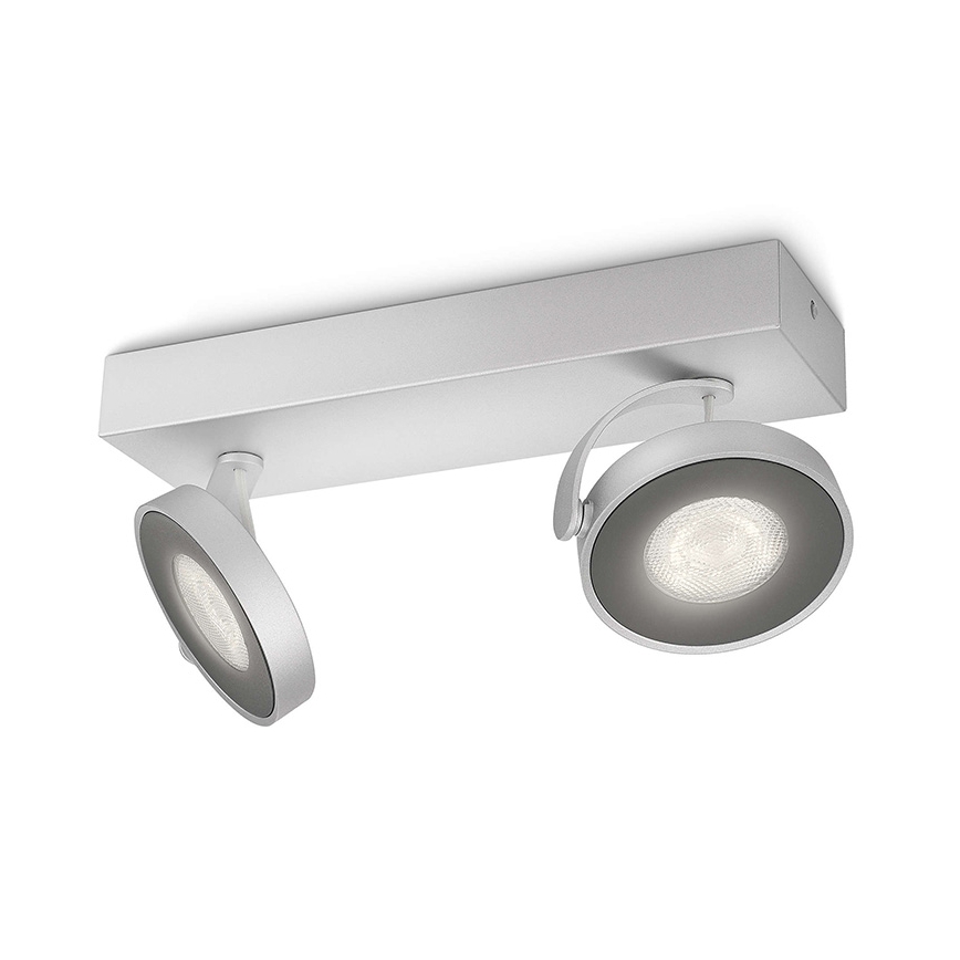Philips 53172/48/16 - LED bodové svítidlo MYLIVING CLOCKWORK 2xLED/4W/230V