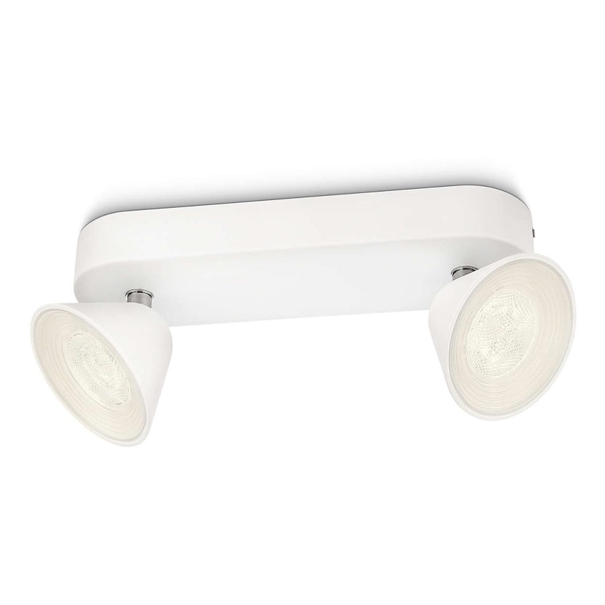 Philips 53282/31/16 - LED bodové svítidlo TWEED 2xLED/3W/230V