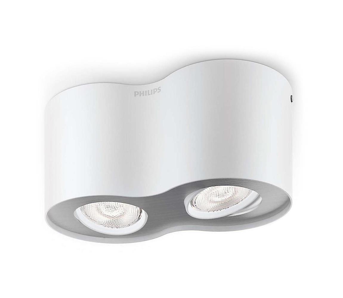 Philips Philips 53302/31/16 - LED Stmívatelné bodové svítidlo PHASE 2xLED/4,5W/230V P1117