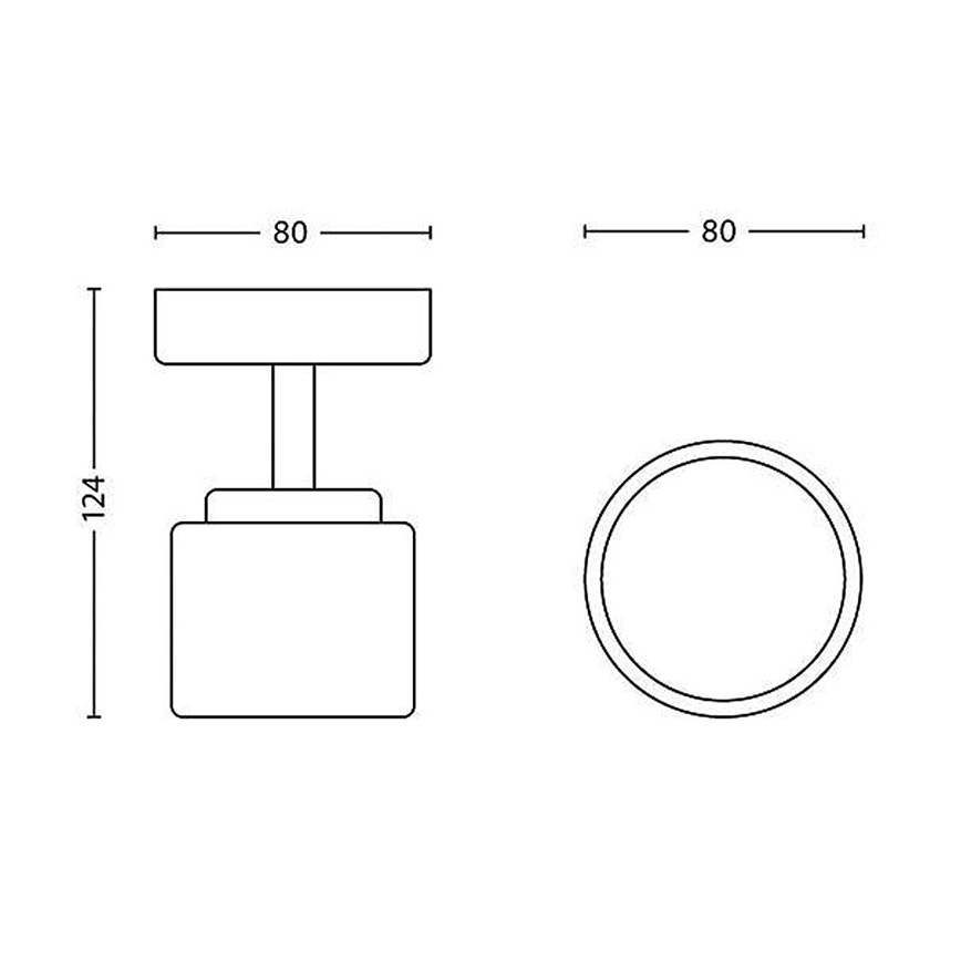 Philips 53330/06/16 - LED bodové svítidlo FREMONT 1xLED/4W/230V