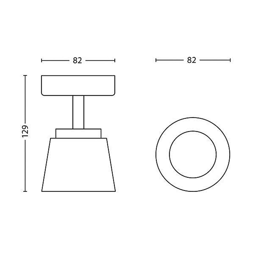 Philips 53340/31/16 - LED bodové svítidlo DENDER 1xLED/4W/230V