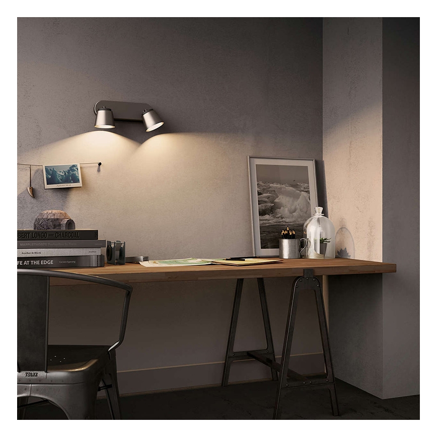 Philips 53342/17/16 - LED bodové svítidlo DENDER 2xLED/4W/230V