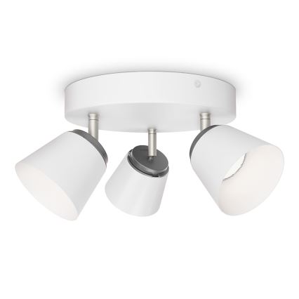 Philips 53343/31/16 - LED bodové svítidlo DENDER 3xLED/4W/230V