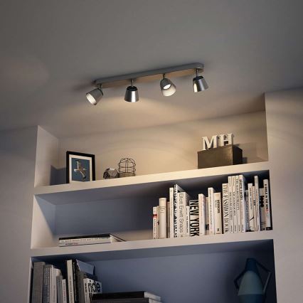 Philips 53344/17/16 - LED bodové svítidlo DENDER 4xLED/4W/230V