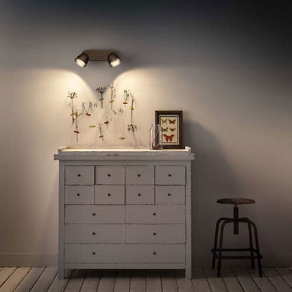 Philips 53352/06/16 - LED bodové svítidlo COUNTY 2xLED/4W/230V