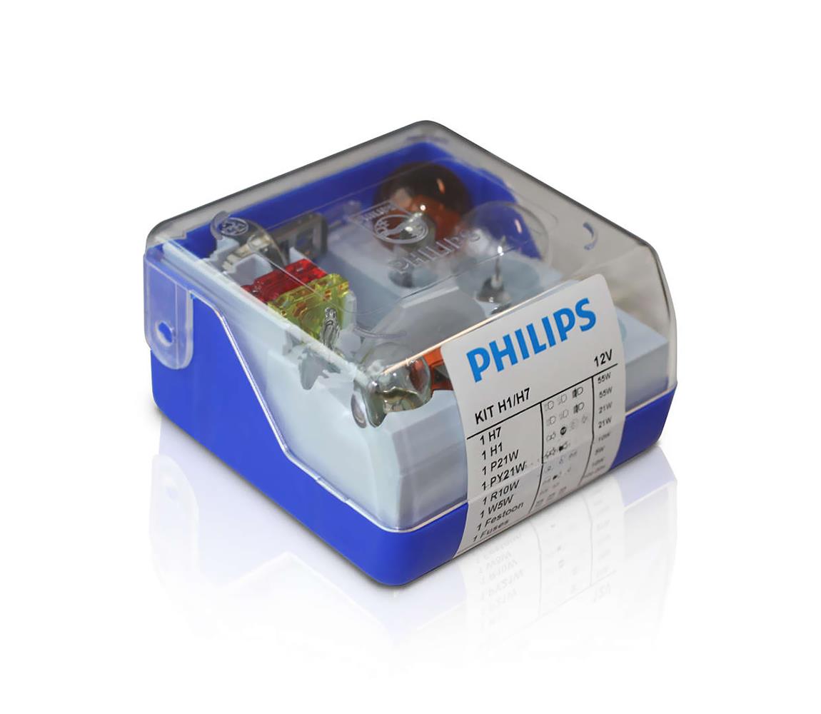 Philips Philips 55007SKKM - Sada náhradních autožárovek H7/H1 12V 