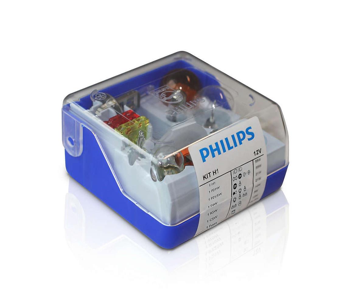 Philips Philips 55008SKKM - Sada náhradních autožárovek H1 12V 