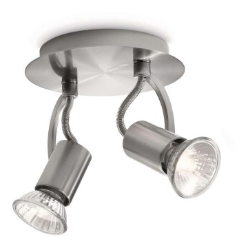 Philips 56188/17/16 - Bodové svítidlo CADET 2xGU10/35W/230V