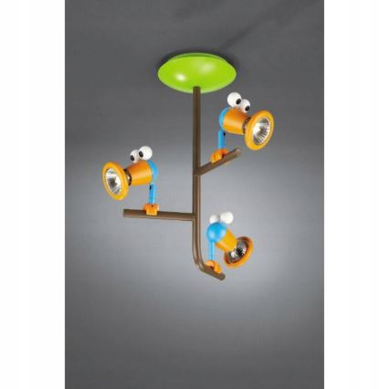 Philips 56313/55/PO – LED Dětské bodové svítidlo MYKIDSROOM BIRDEY 3xGU10/3,5W/230V