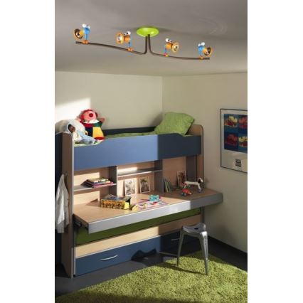 Philips 56314/55/PO – LED Dětské bodové svítidlo MYKIDSROOM BIRDEY 4xGU10/3,5W/230V