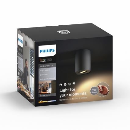 Philips 56330/30/P7 - LED Bodové svítidlo PILLAR HUE 1xGU10/5,5W/230V