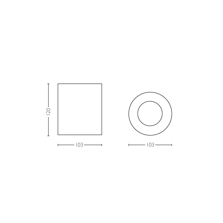 Philips 56330/30/P8 - LED Bodové svítidlo PILLAR HUE 1xGU10/5,5W/230V