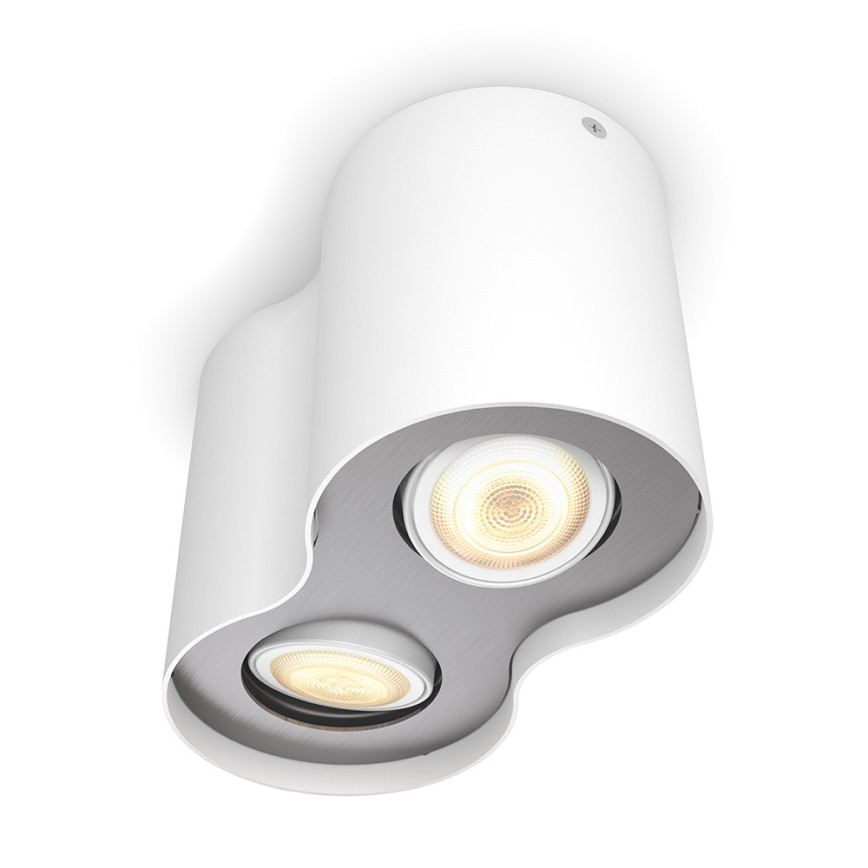 Philips 56332/31/P7 - LED Bodové svítidlo PILLAR HUE 2xGU10/5,5W/230V