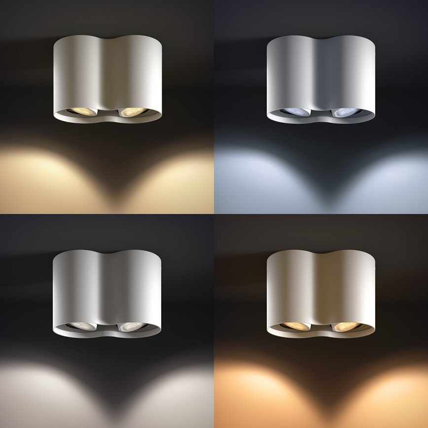 Philips 56332/31/P7 - LED Bodové svítidlo PILLAR HUE 2xGU10/5,5W/230V