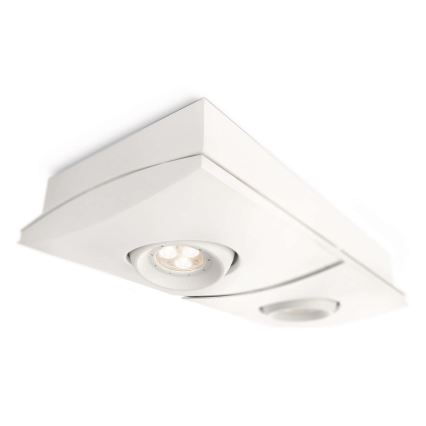 Philips 56402/31/13 - LED Stmívatelné bodové svítidlo INSTYLE ELGAR 2xLED/7,5W/230V