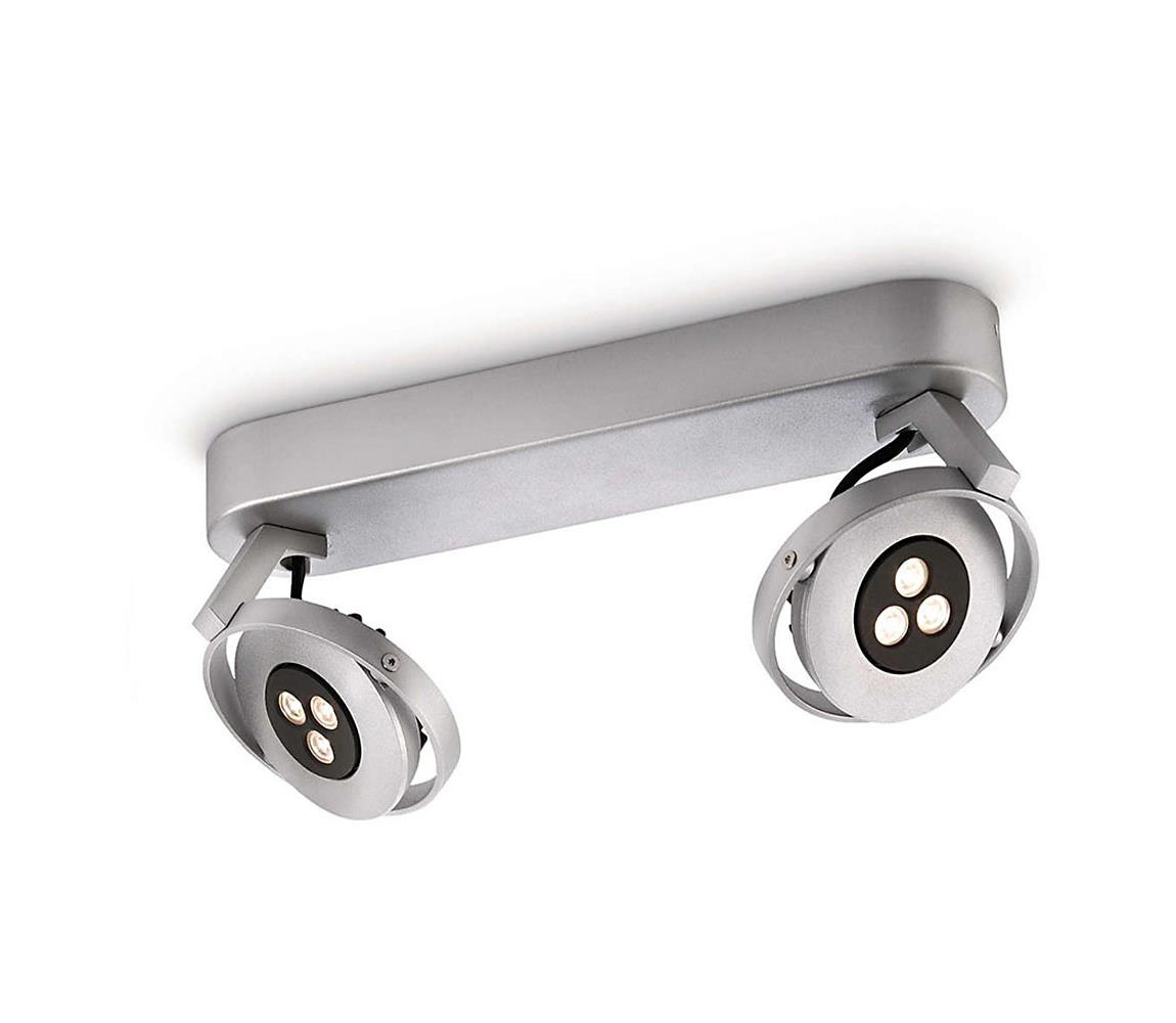 Philips Philips 56422/48/16 - Bodové LED svítidlo TEQNO stříbrné 2xHighPower LED/7,5W P0595