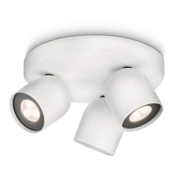 Philips 56493/31/16 - Bodové LED svítidlo ZESTA bílé 3xHighPower LED/6W/230V Philips 56493/31/16 - Bodové LED svítidlo ZESTA bílé 3xHighPower LED/6W/230V