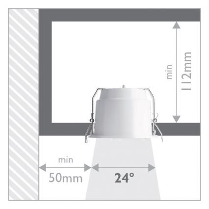 Philips 57975/31/16 - Koupelnové podhledové svítidlo INDUS 1xG53/30W/230V