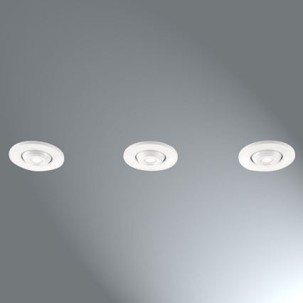 Philips 57983/31/16 - SADA 3xLED Koupelnové podhledové svítidlo TALITHA 3xLED/2,5W/230V IP23